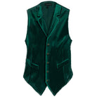 Opulent Velvet VestHunter Green