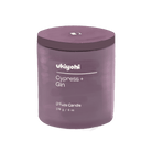 Organic "D'Fuze" Candle: Cypress + GinSingle Wick: 170g