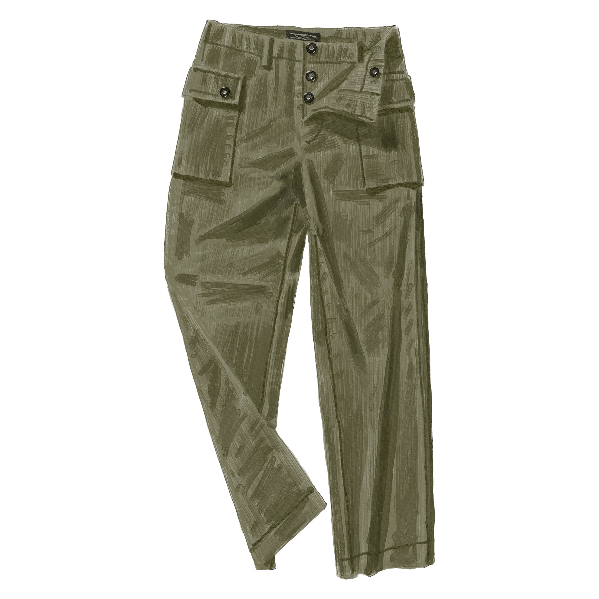 P - 44 Monkey PantsMilitary Olive