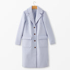 Patch Pocket Barrel CoatPowder Blue