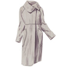 Pedestal CoatSilver Lining