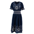 Persuasive 1927 DressNavy Cream