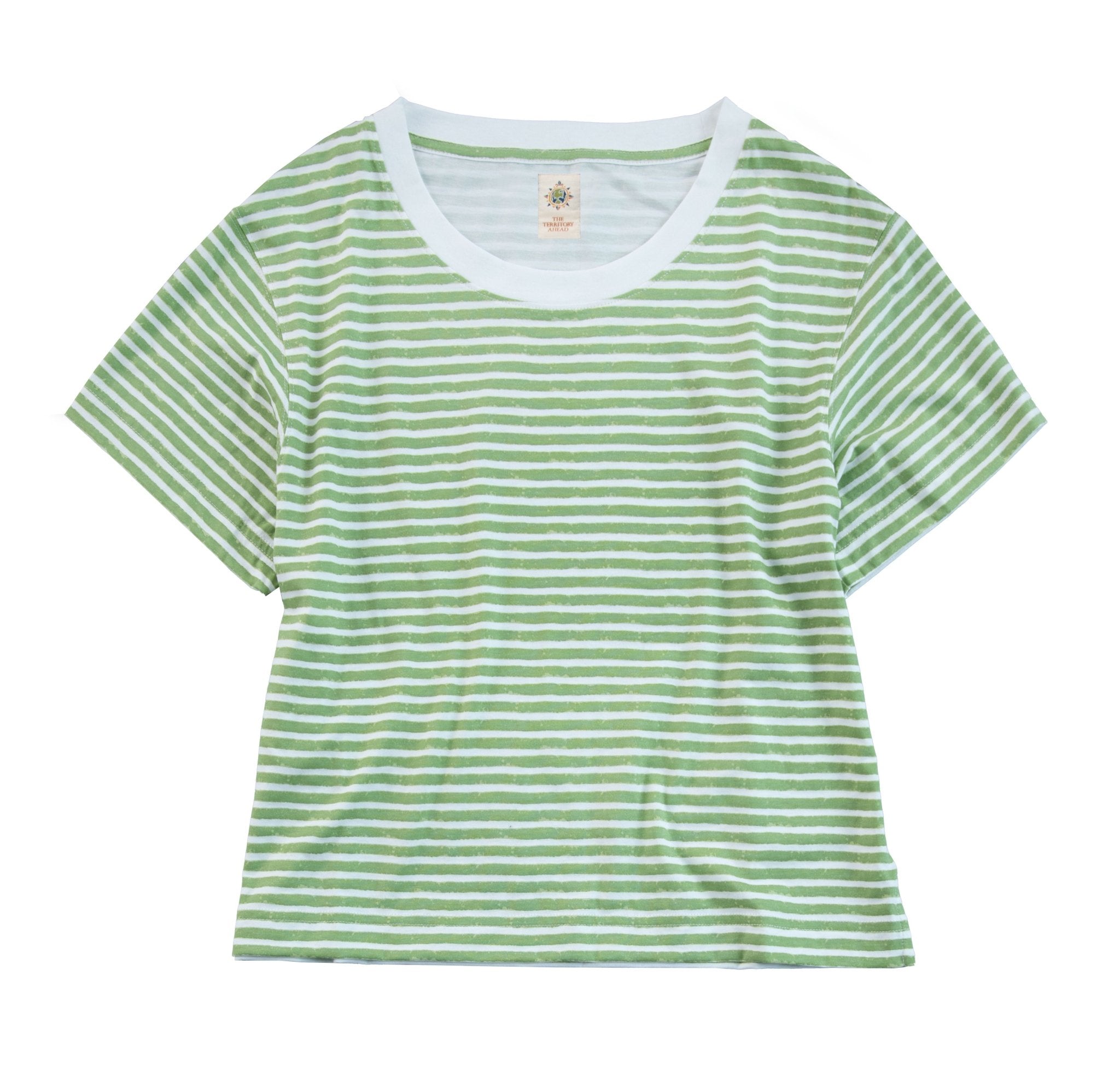 Peruvian Pima Cotton Relaxed CrewLeaf Green