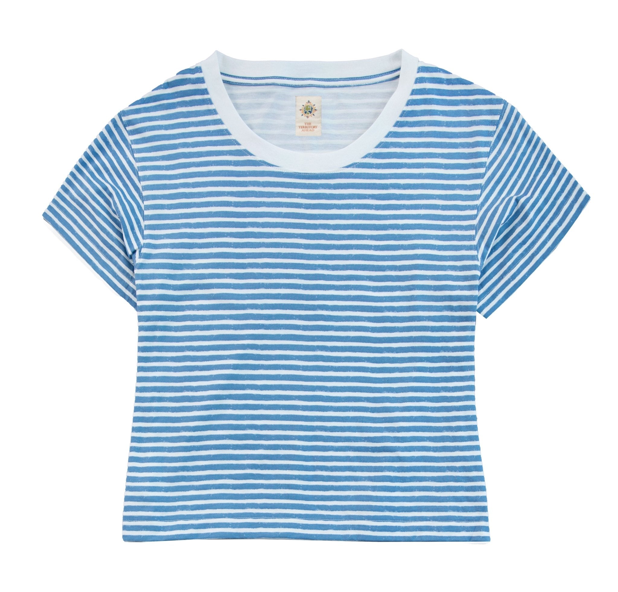 Peruvian Pima Cotton Relaxed CrewSky Blue