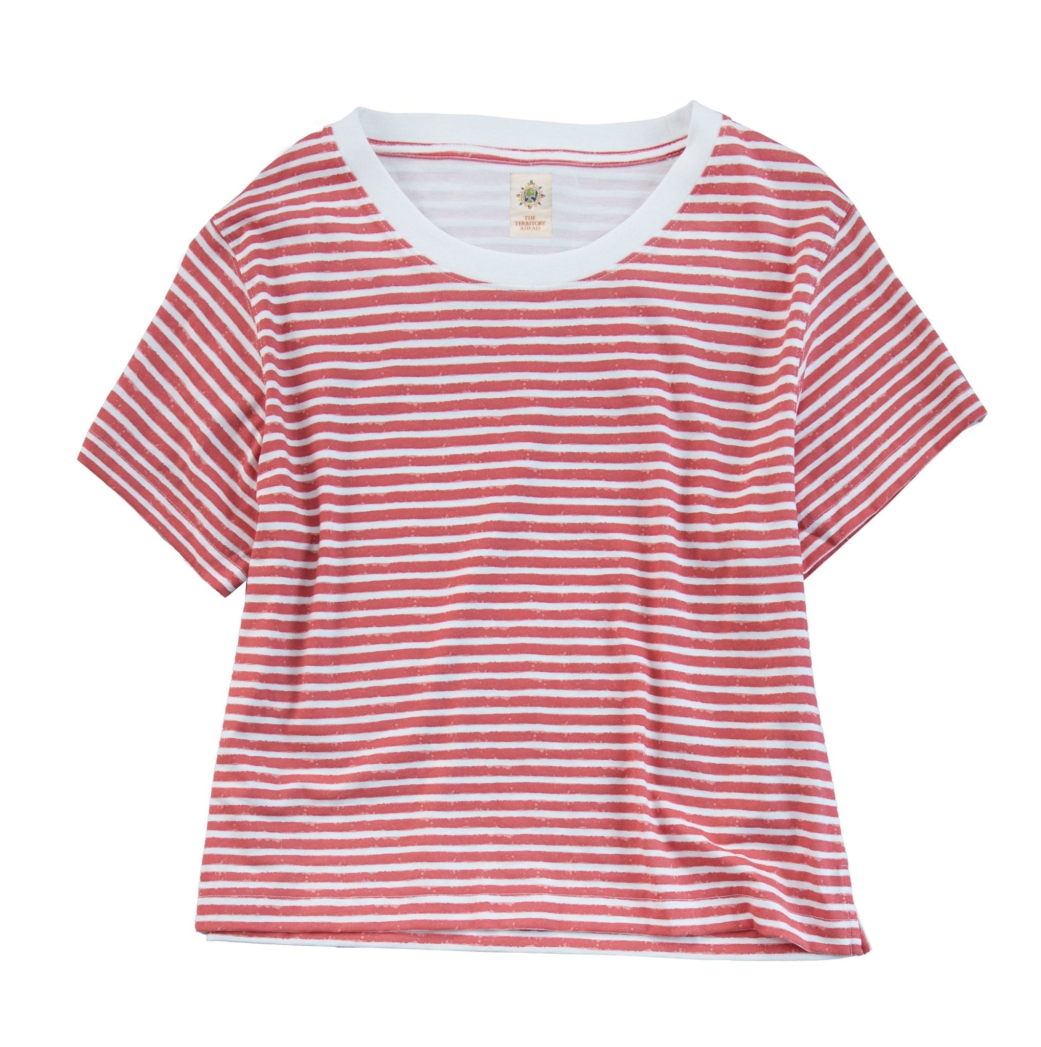 Peruvian Pima Cotton Relaxed CrewTomato