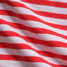 Pima Knit Relaxed CrewRed Stripe