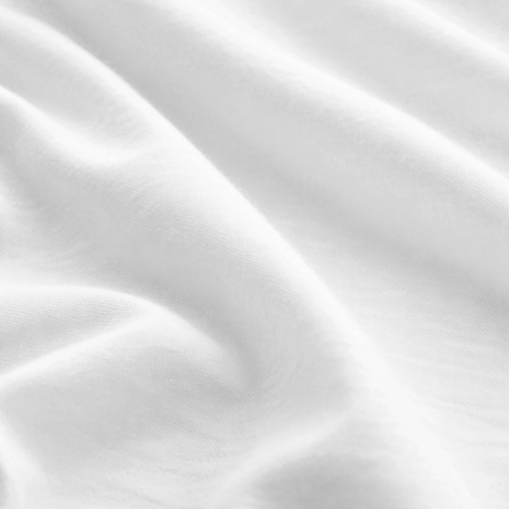 Pima Knit Relaxed CrewWhite