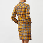 Plaid ShirtdressYellow