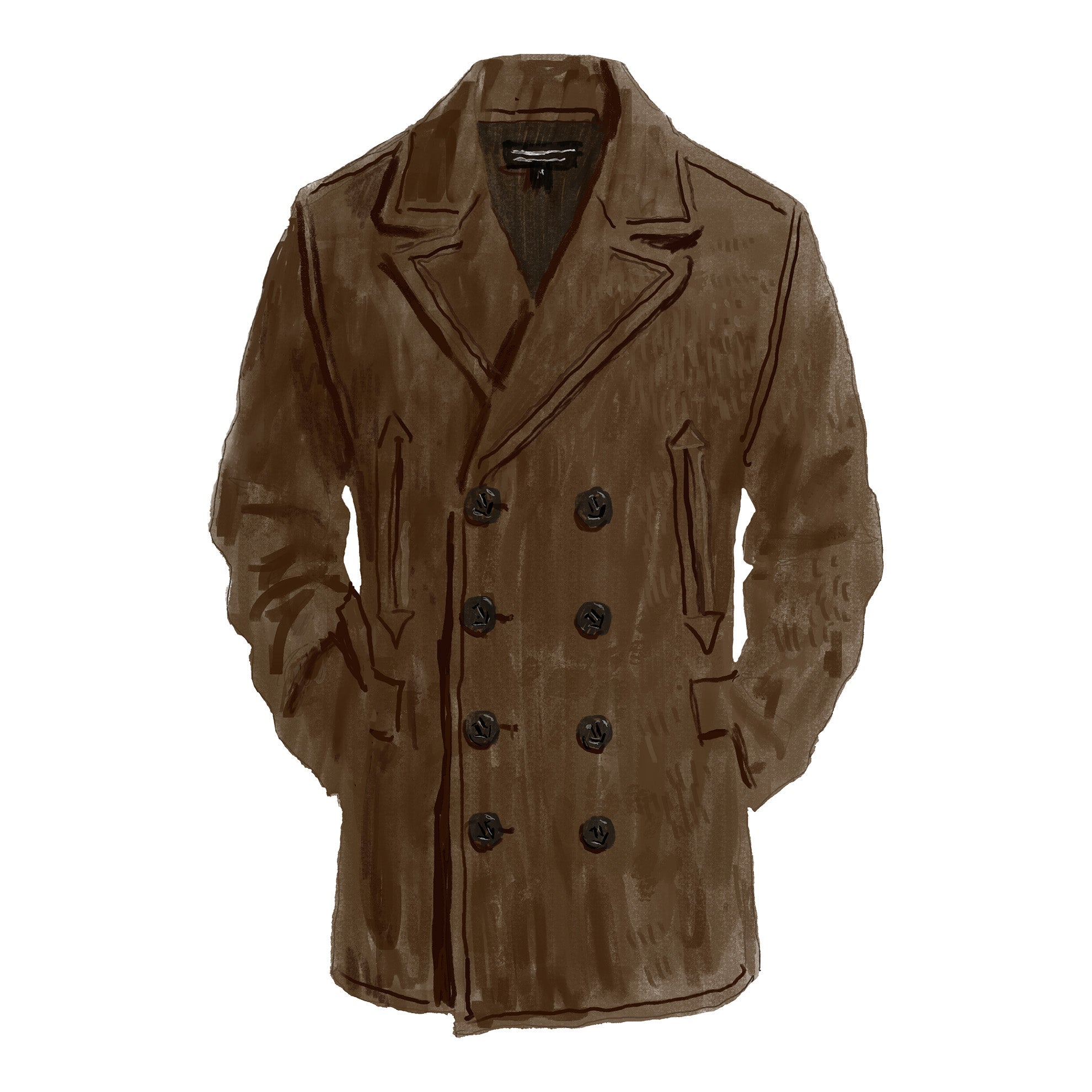 Quarterdeck Peacoat – The J. Peterman Company