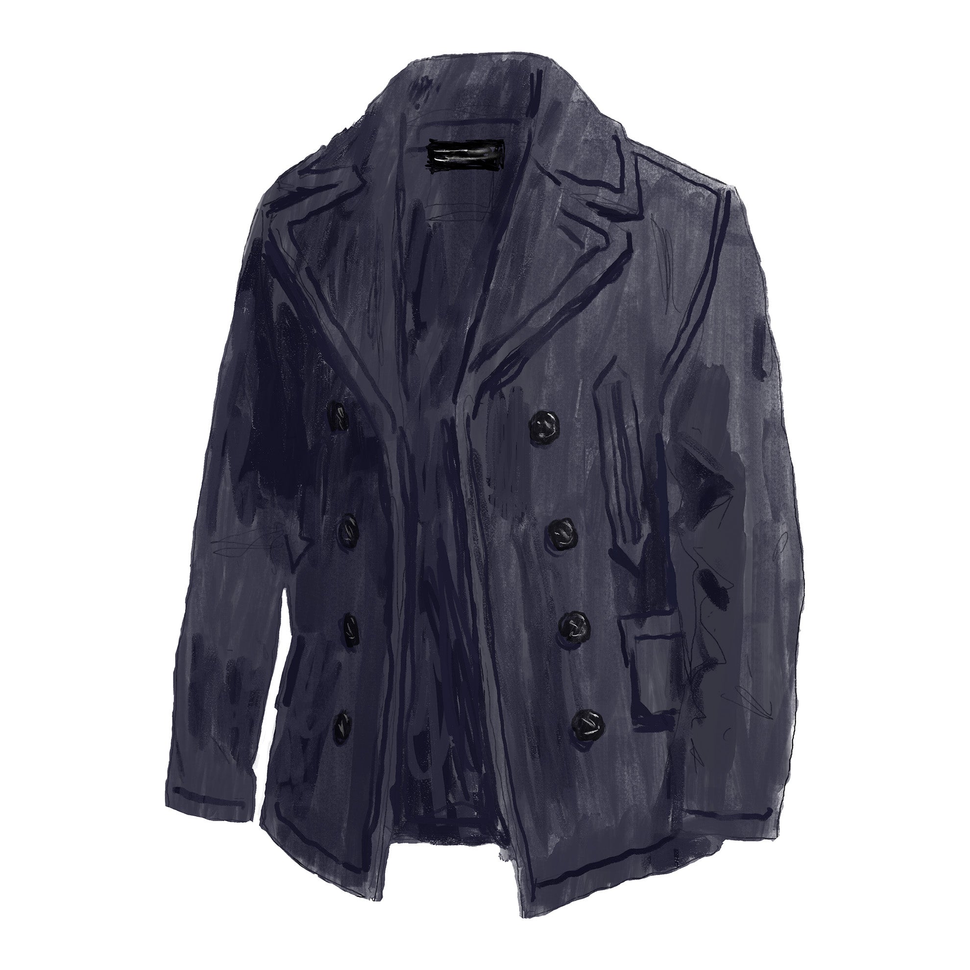 Quarterdeck Peacoat – The J. Peterman Company