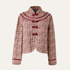 Quilted Prairie CoatPurple Floral