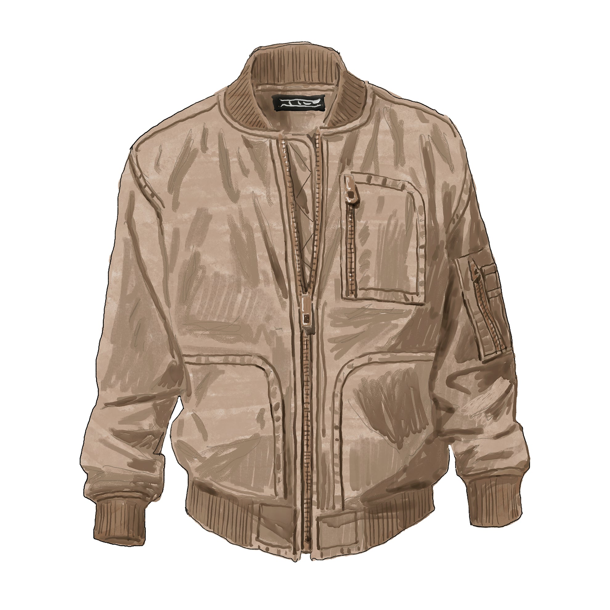 Renegade Road Poplin BomberKhaki