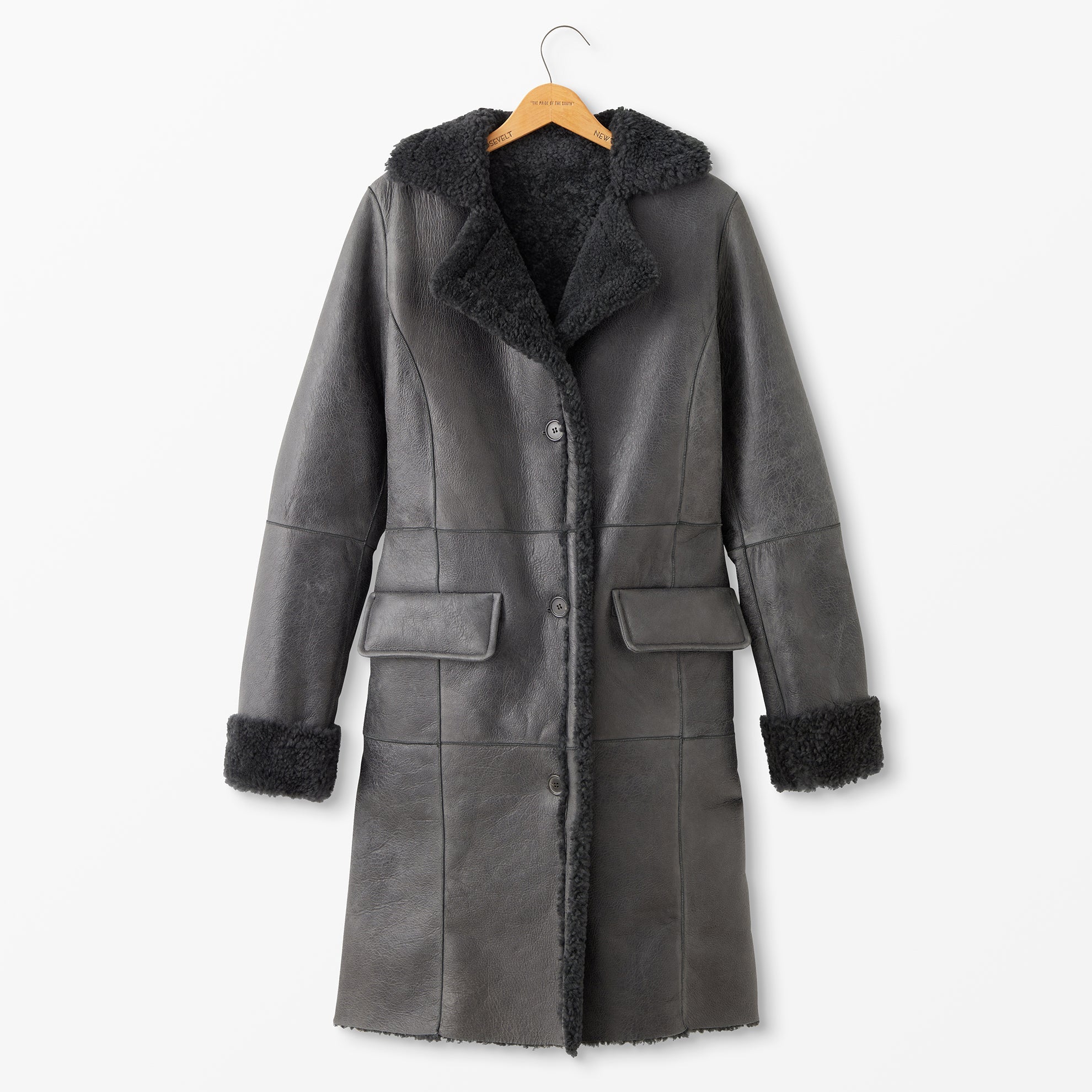 Roaring Fork Shearling Coat - The J. Peterman Company