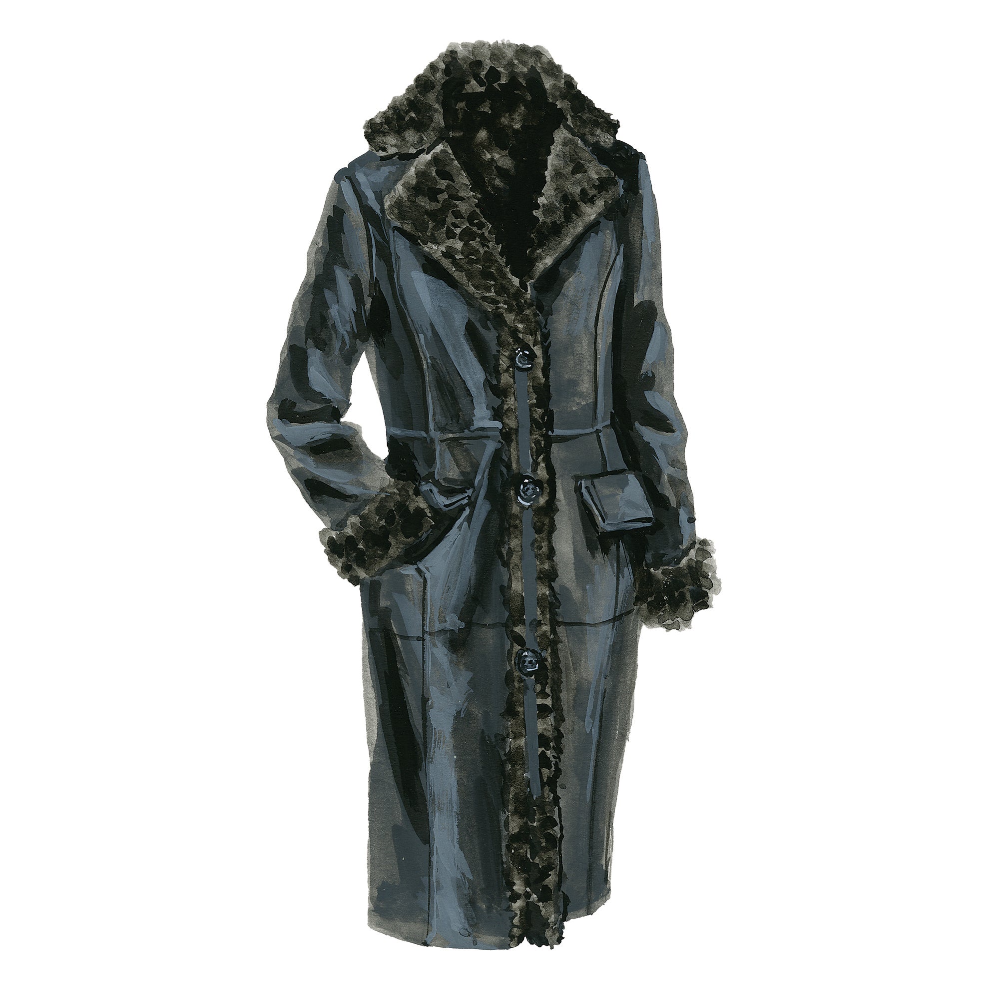 Roaring Fork Shearling Coat - The J. Peterman Company