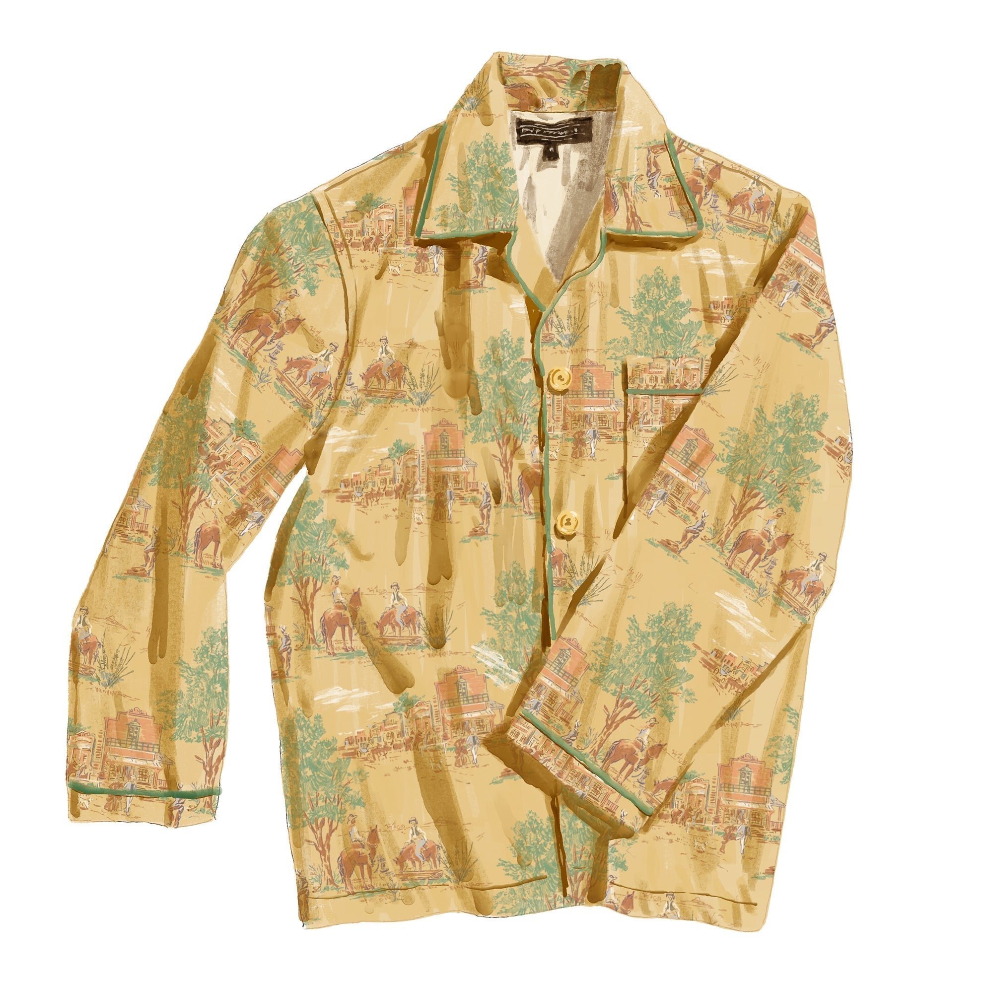 Rodeo Flannel PJ Shirt - The J. Peterman Company