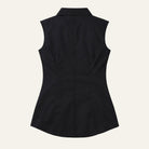 Rosette Button BlouseBlack