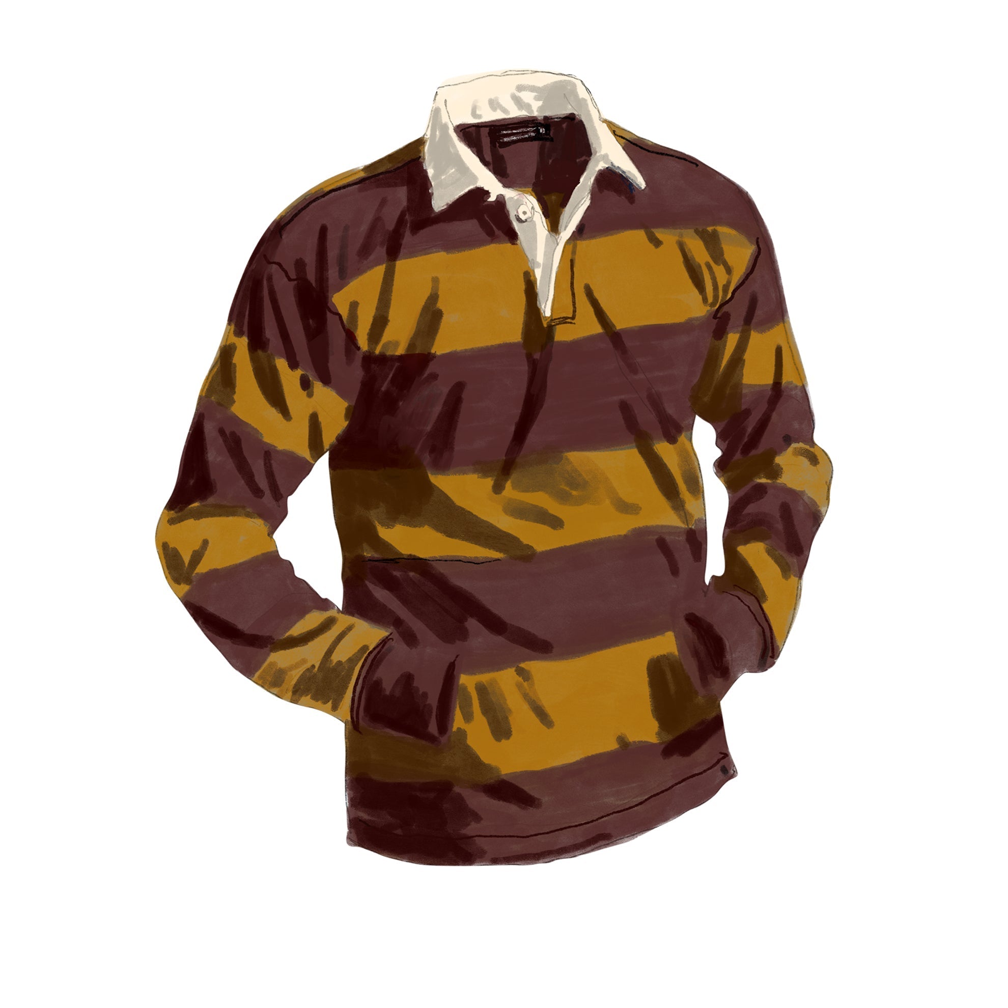 Rugby JerseyOxblood Ochre