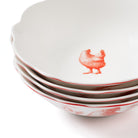 Salad Bowls Set of 4Red