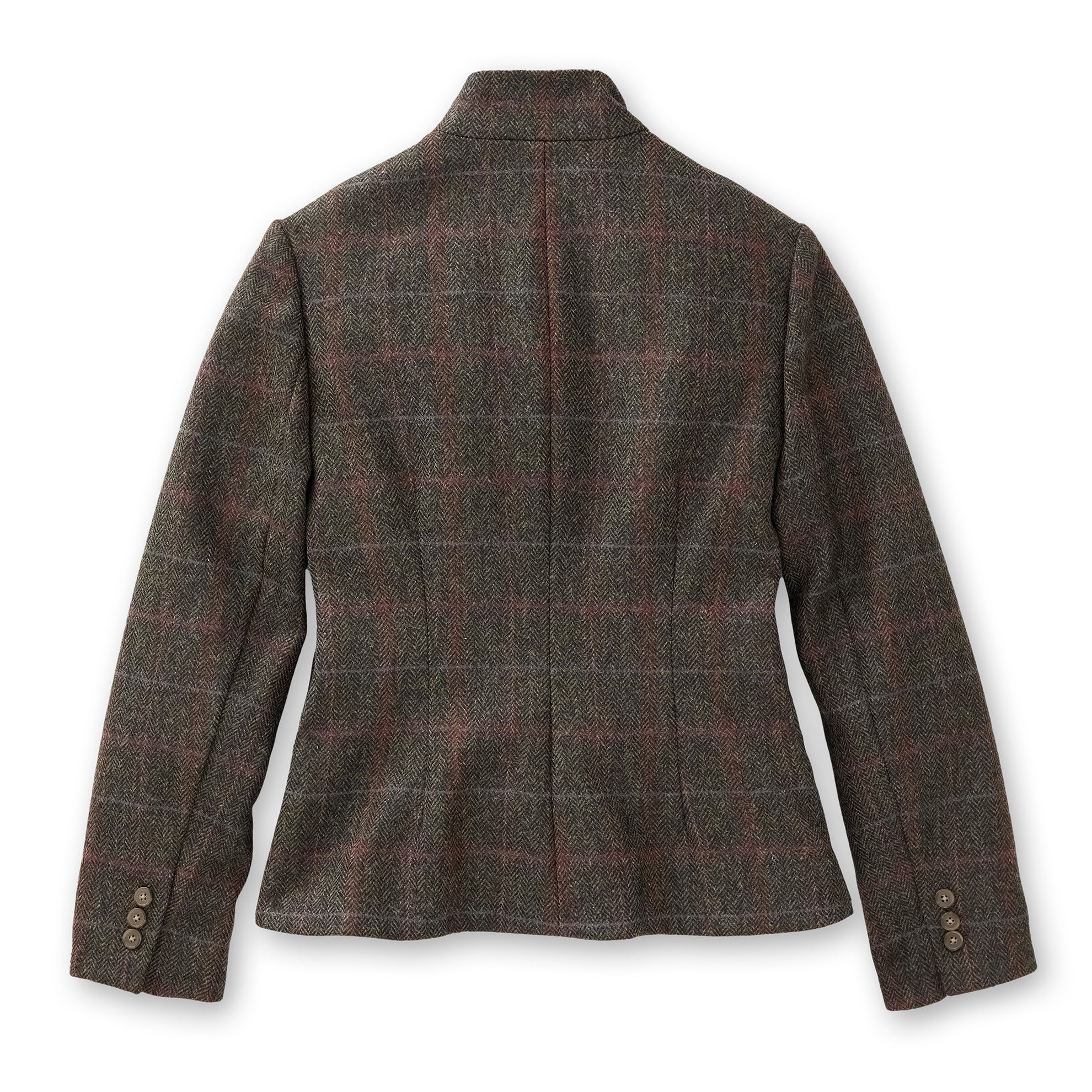 Scottish Wool JacketGreen Raspberry Plaid