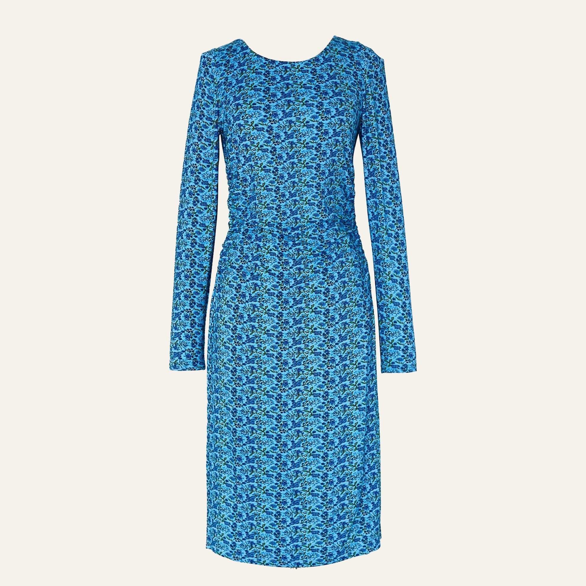 Secret Keeper DressBlue Green Floral