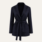 Self - Tie Wool BlazerNavy