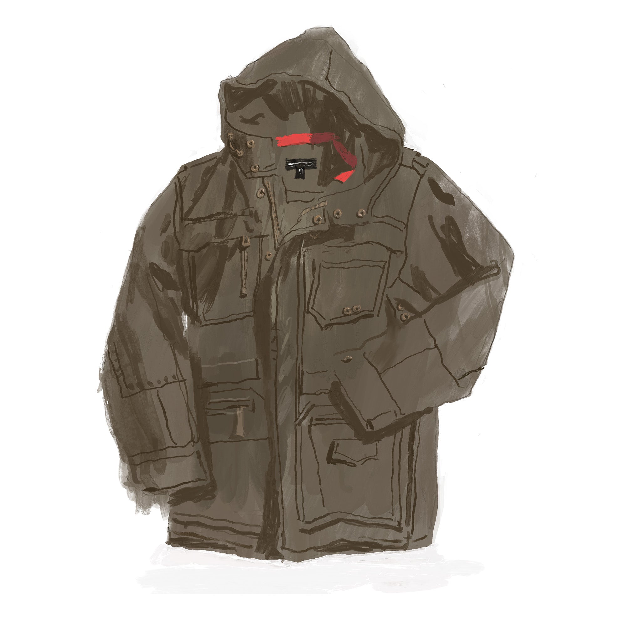 Sharp & Fearleass Cargo ParkaOlive