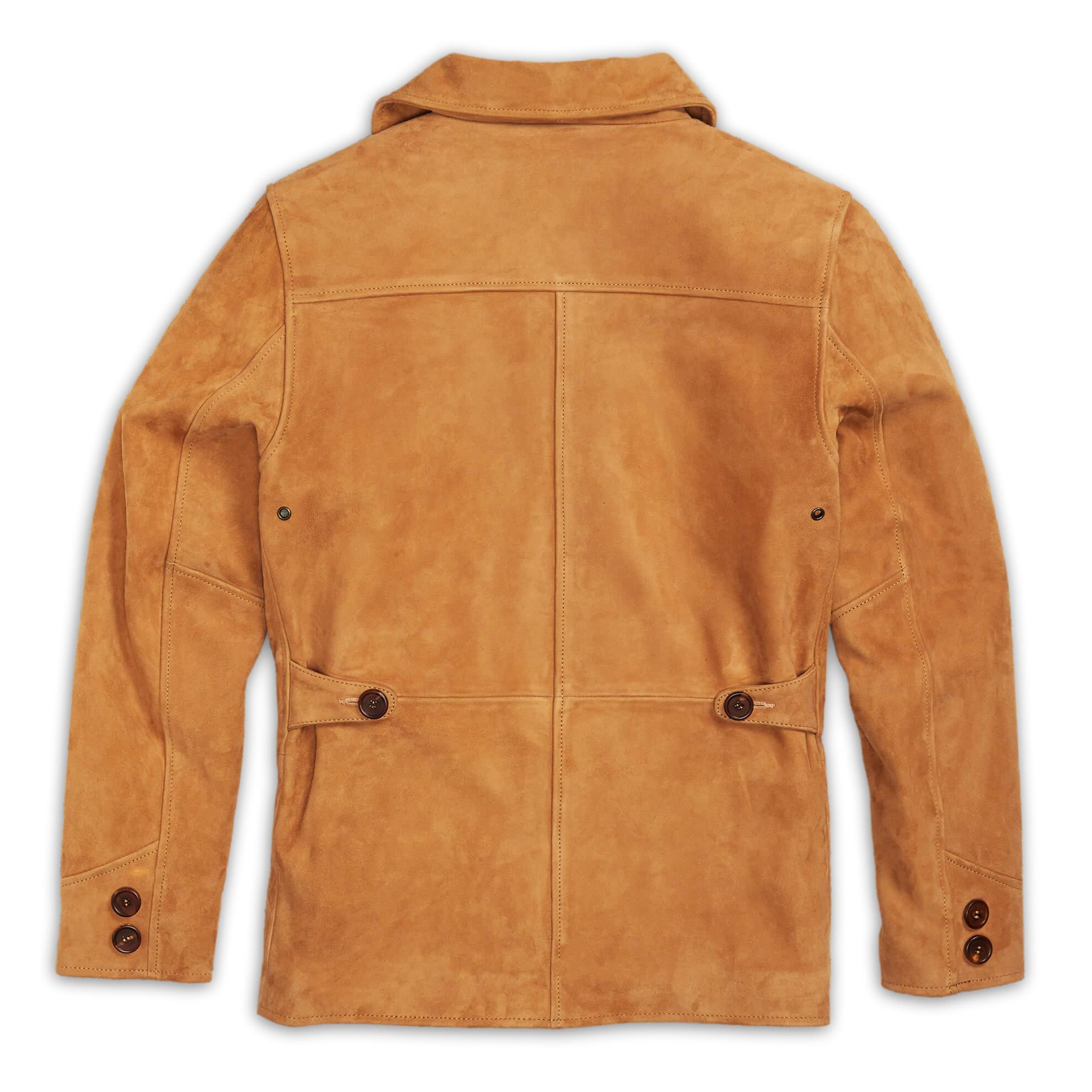 Shawl Collar Suede JacketCamel