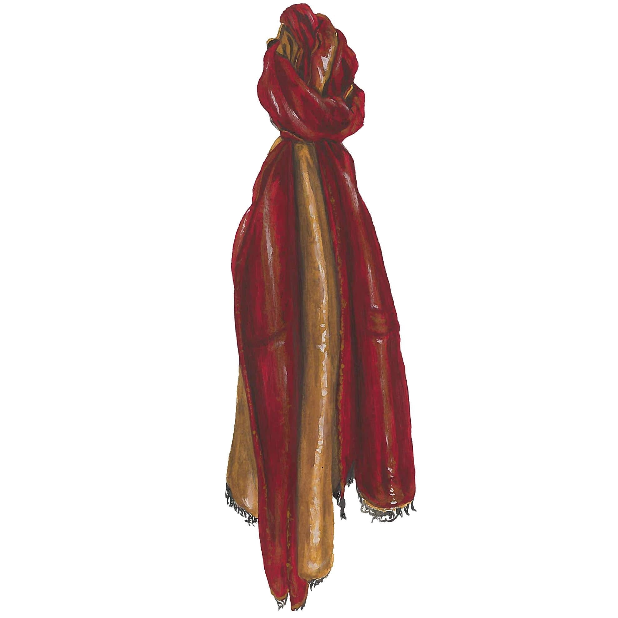 Shimmering ScarfBurgundy