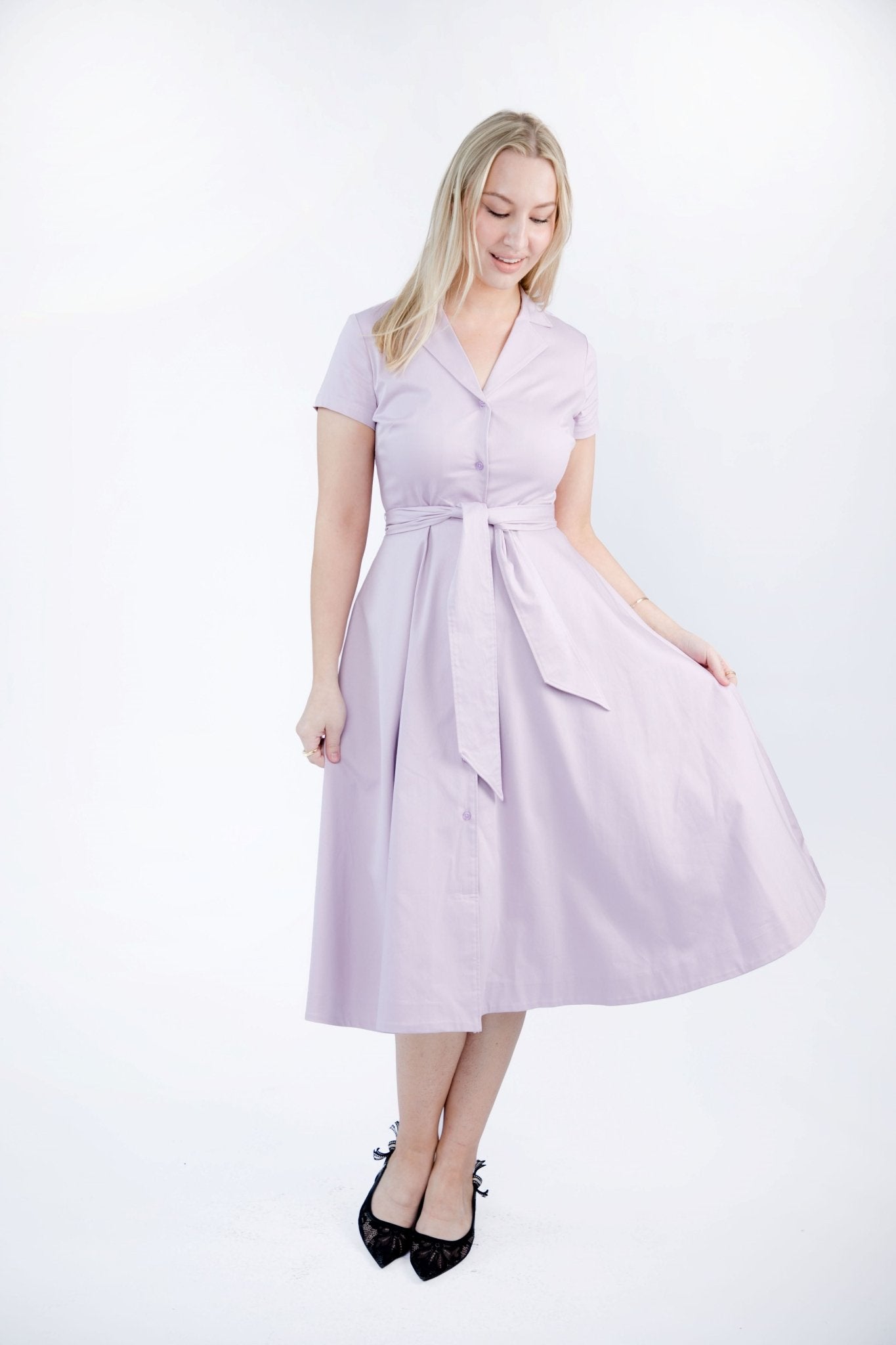 Short - Sleeve 1947 DressLavender Frost