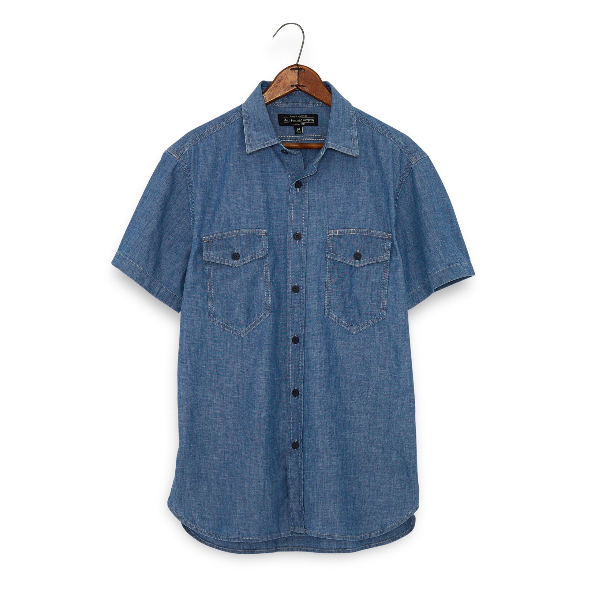 Short Sleeve USN WWII Chambray ShirtIndigo