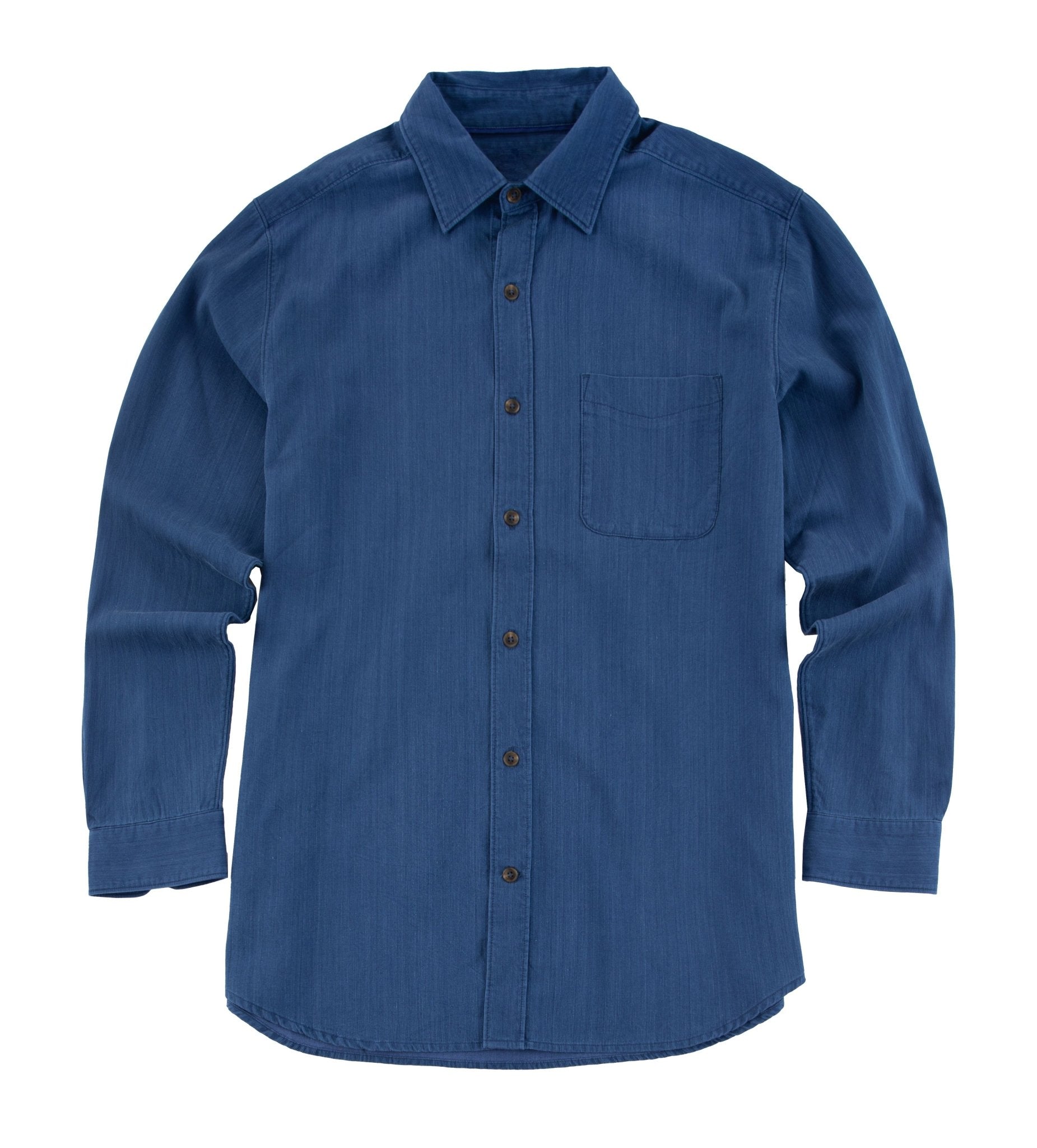 Silk & Cotton Bedford Dobby ShirtIndigo