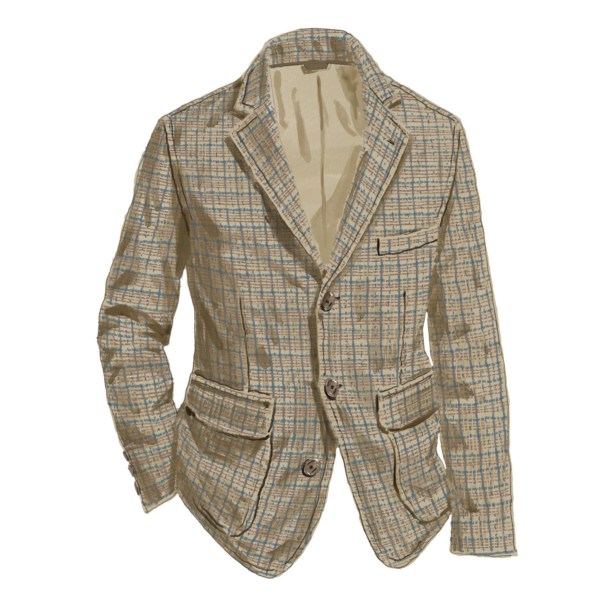 Silk Matka Basketweave Blazer - The J. Peterman Company