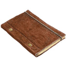 Small French Leather NotebookChocolate