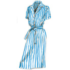 Striped Day DressLight Blue