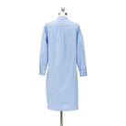 Striped Poplin NightshirtBlue White