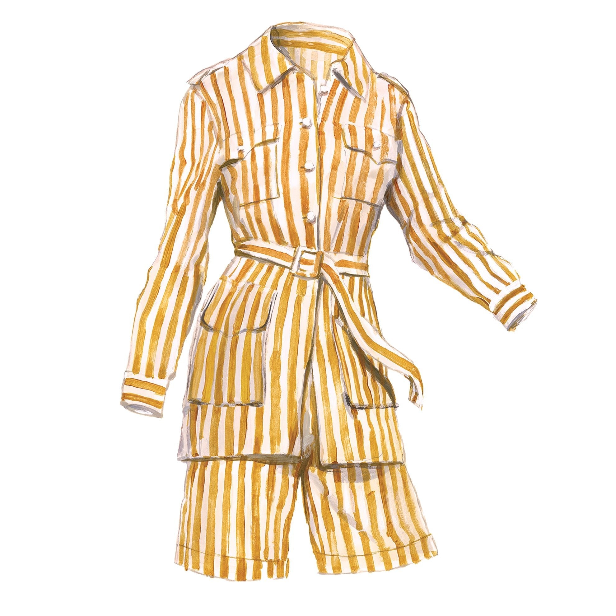 Striped Safari Jacket - The J. Peterman Company