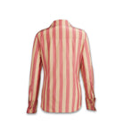 Striped Taffeta BlouseCream & Pink