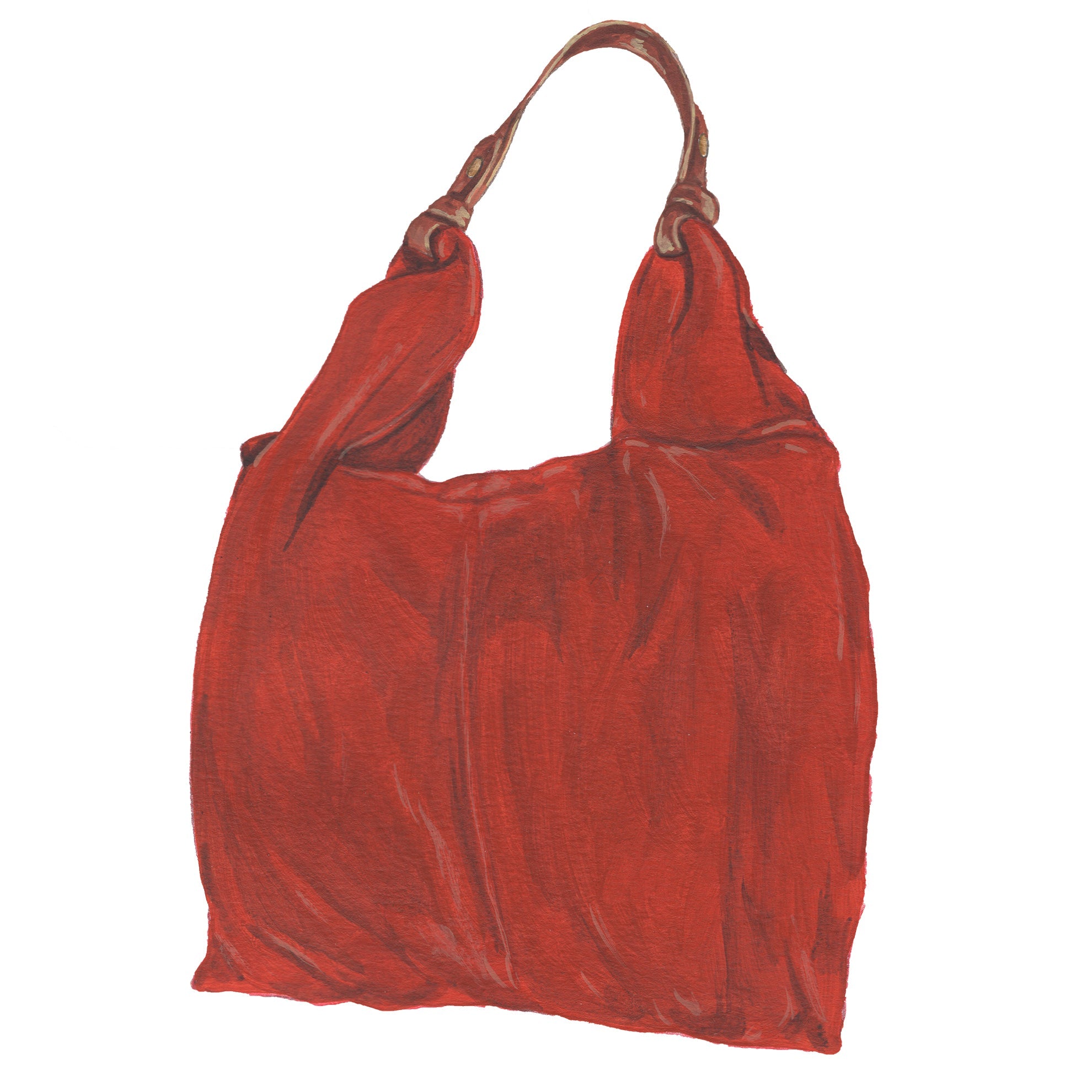 Suede Hobo Bag