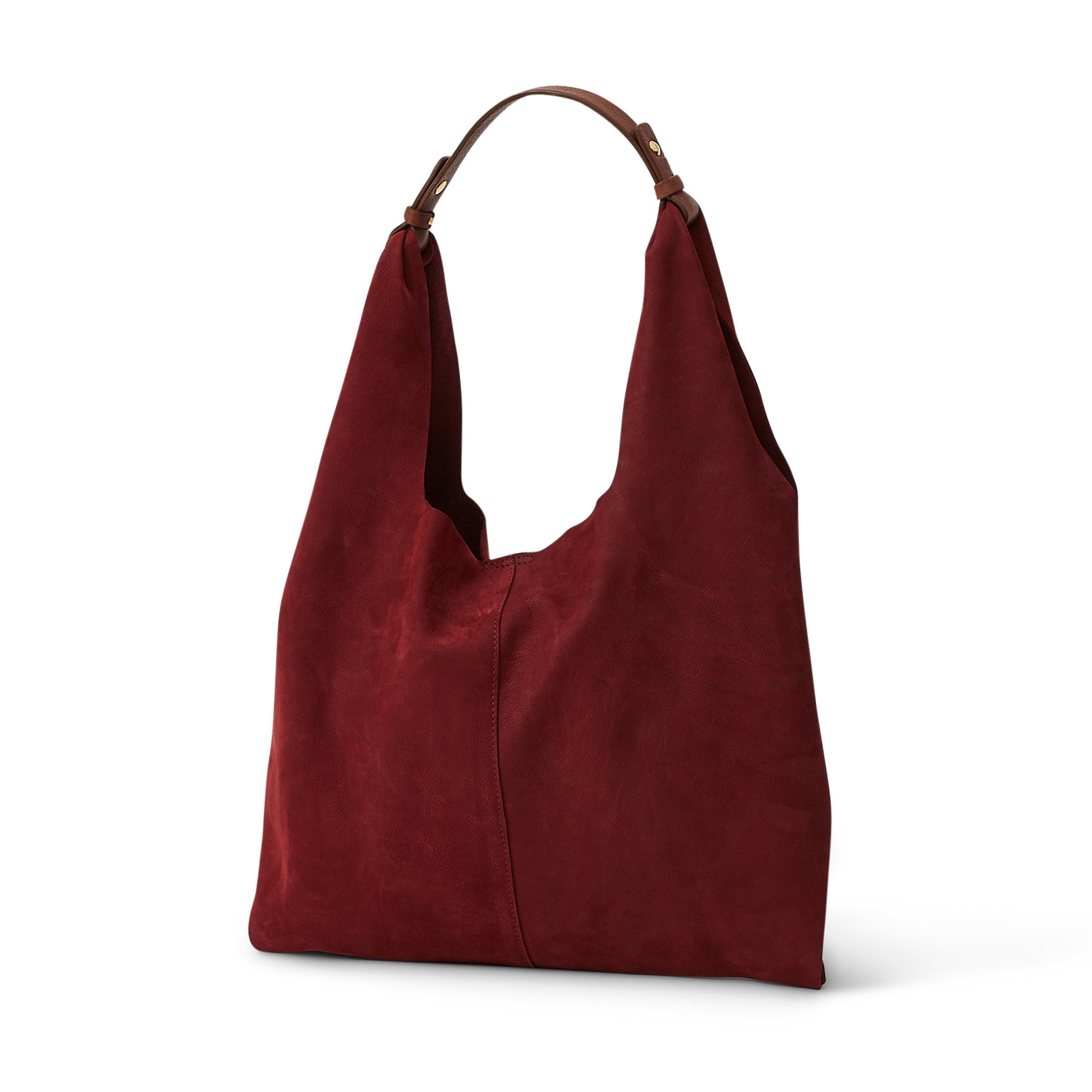 Suede Hobo Bag