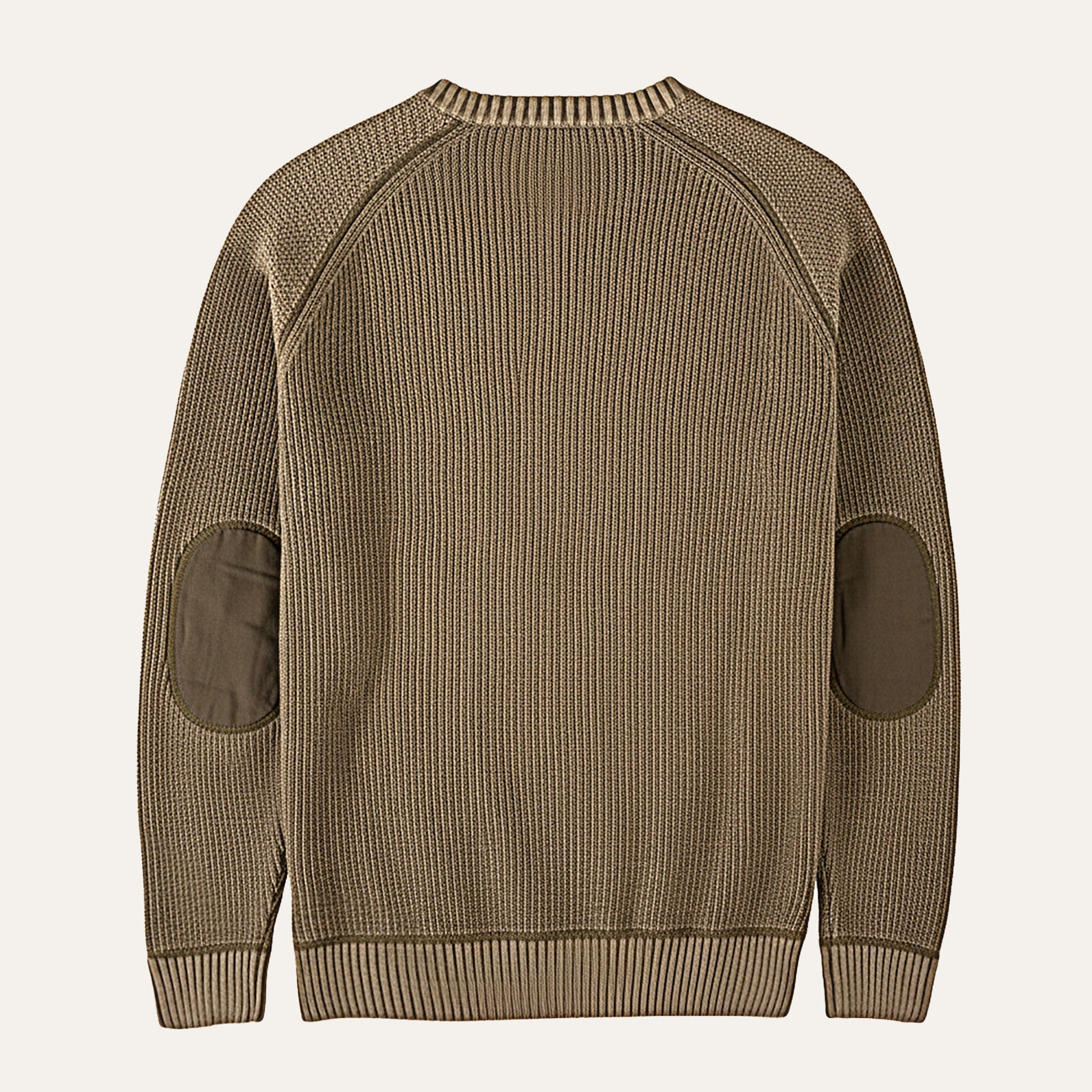 Survivalist’s Two - Tone Henley SweaterKhaki