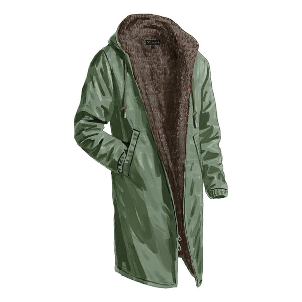 スムーリ様BRIEFING MEN'S WARM 3D LOGO PARKA swim-team-parka-burnt-olive-