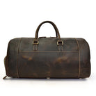 The Bard Weekender | Handmade Leather Duffle BagDark brown