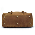 The Bard Weekender | Handmade Leather Duffle BagDark brown