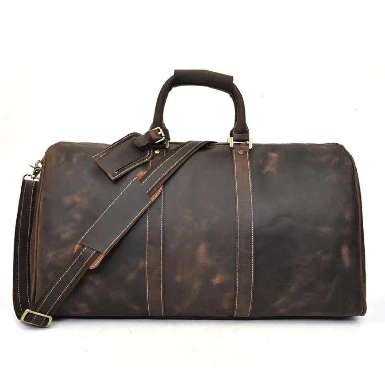 The Bjarke Weekender | Handcrafted Leather Duffle BagDark Brown