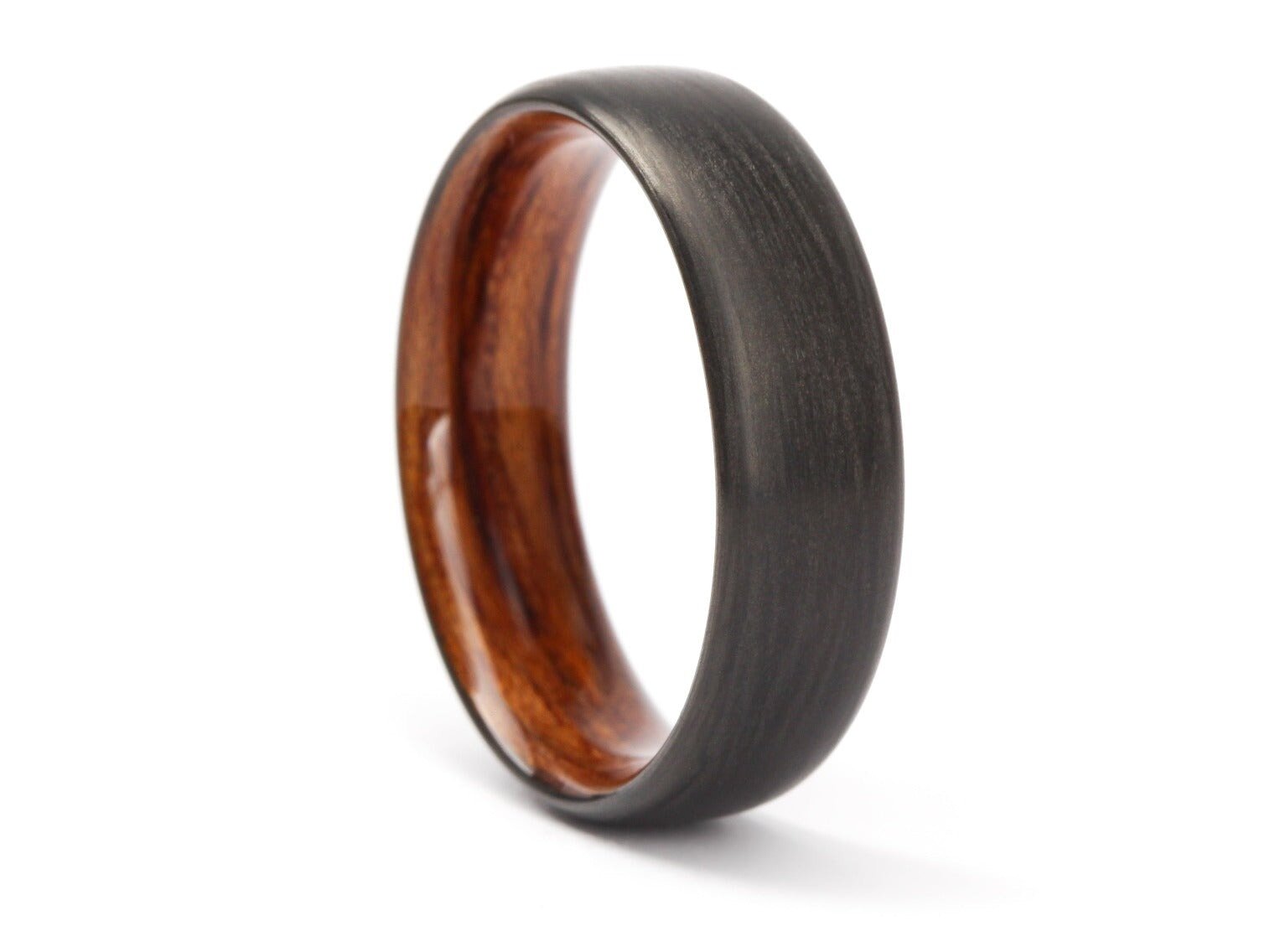 The Carbon Fiber & Bentwood "Utzon" Ring6mm