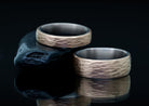 The Hammered 'Wilder' Bronze x Titanium Ring5