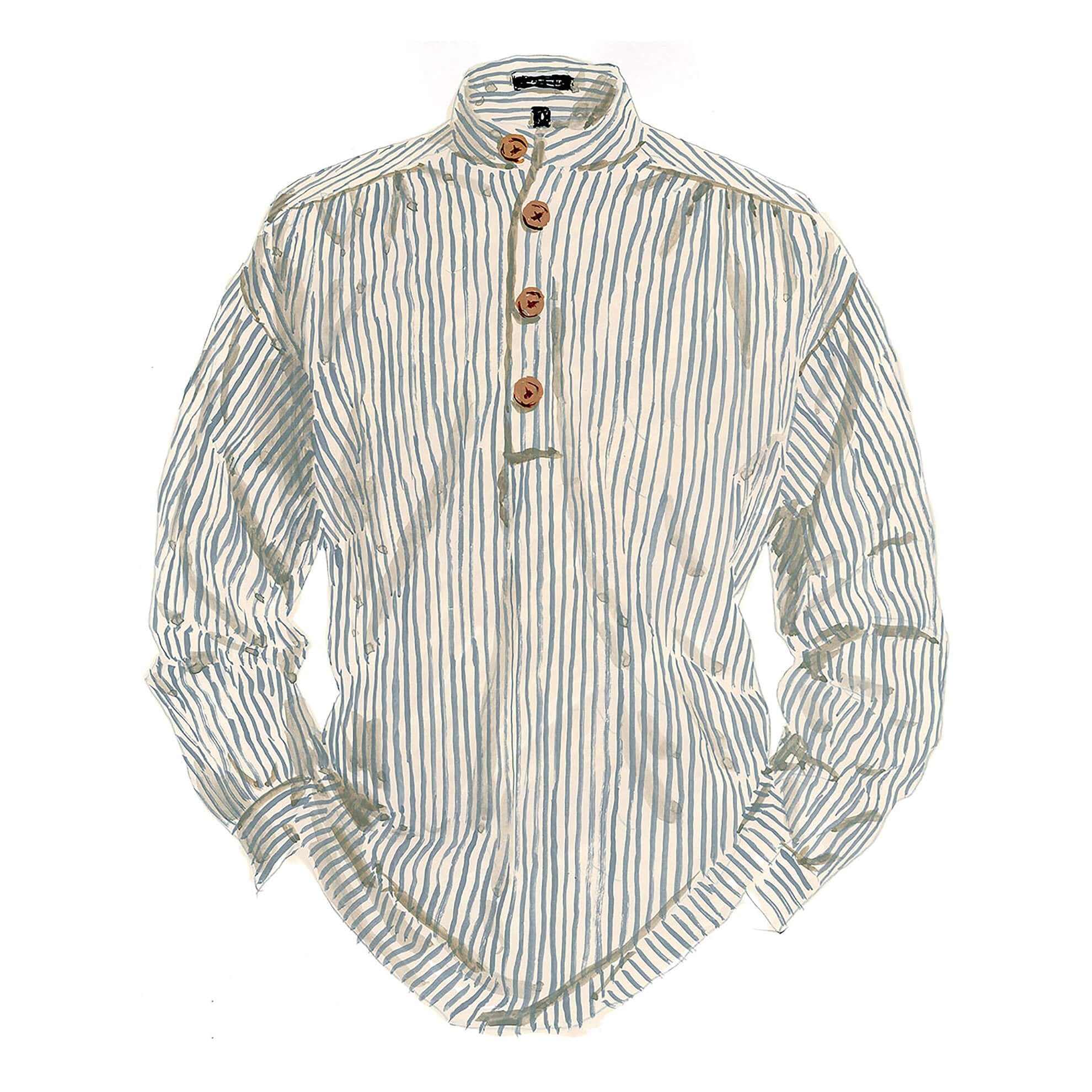 The J. Peterman ShirtBlue Natural