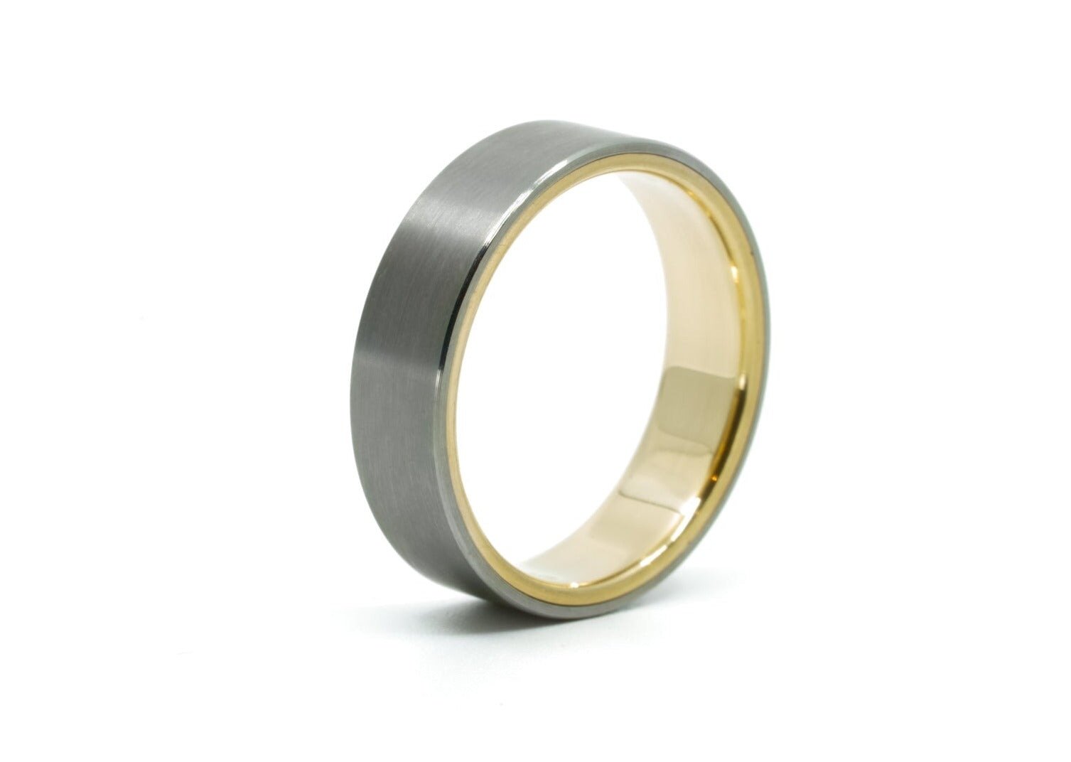 The 'Klimt' Minimalist Ring with 14k InteriorTantalum