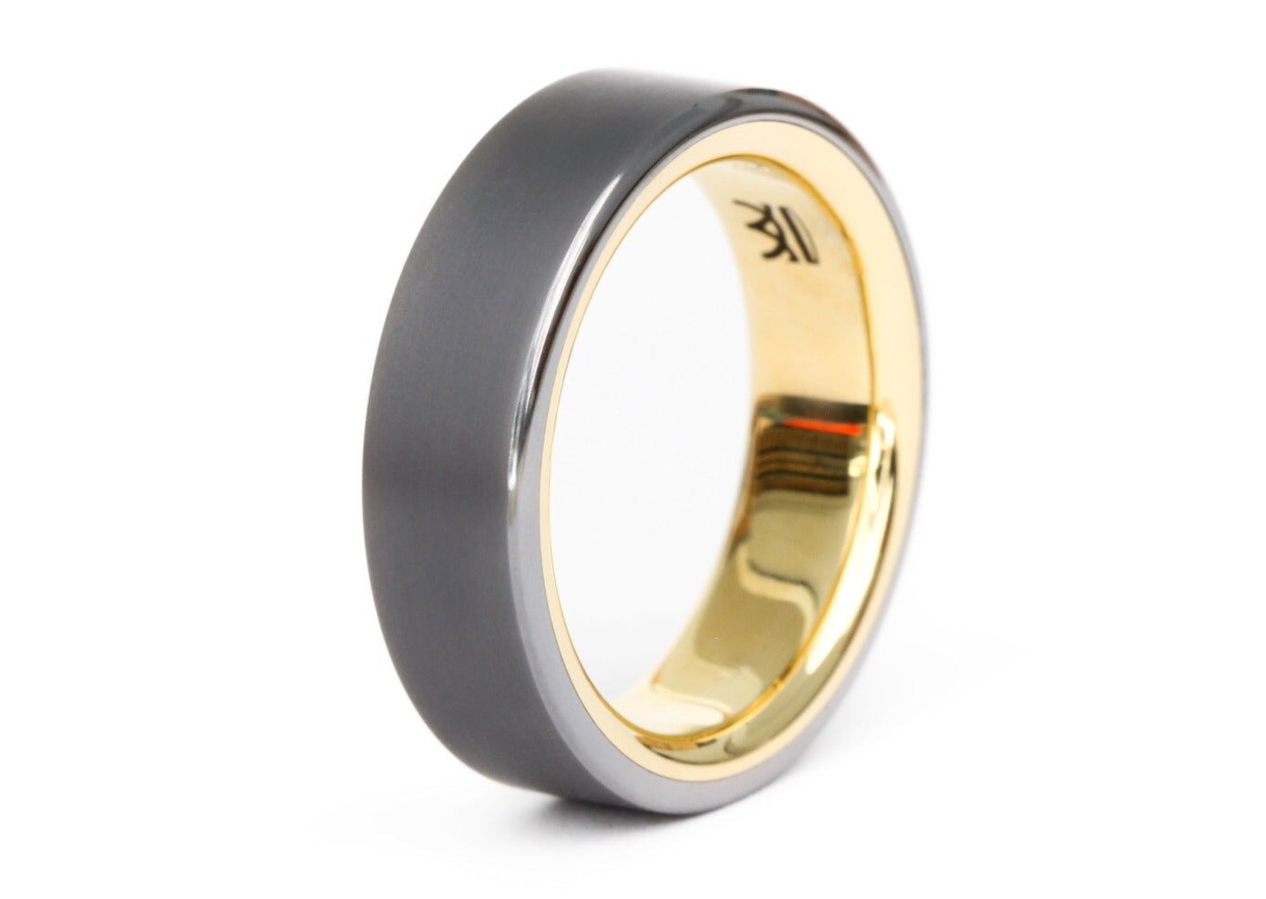 The 'Klimt' Minimalist Ring with 14k InteriorTantalum