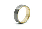 The 'Klimt' Minimalist Ring with 14k InteriorTitanium